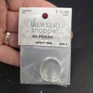 New .925 Sterling Silver By The Jewelry Shoppe Infinity Ring 1843852 Siz 8 India